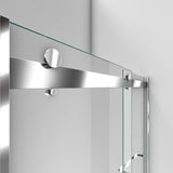 DreamLine Essence 56-60 in. W x 76 in. H Frameless Bypass Shower Door in Chrome