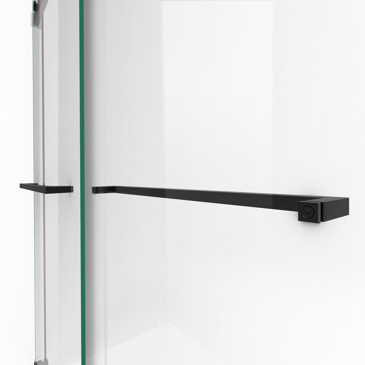 DreamLine Essence 56-60 in. W x 76 in. H Frameless Bypass Shower Door in Satin Black