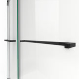 DreamLine Essence-H 56-60 in. W x 76 in. H Semi-Frameless Bypass Shower Door in Satin Black