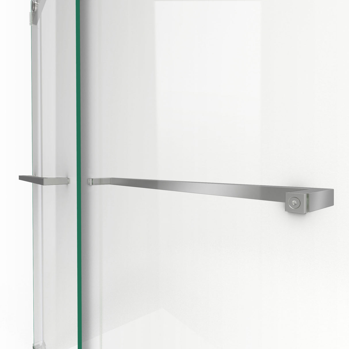 DreamLine Essence 56-60 in. W x 76 in. H Frameless Bypass Shower Door in Brushed Nickel