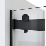 DreamLine Essence 56-60 in. W x 60 in. H Frameless Bypass Tub Door in Satin Black