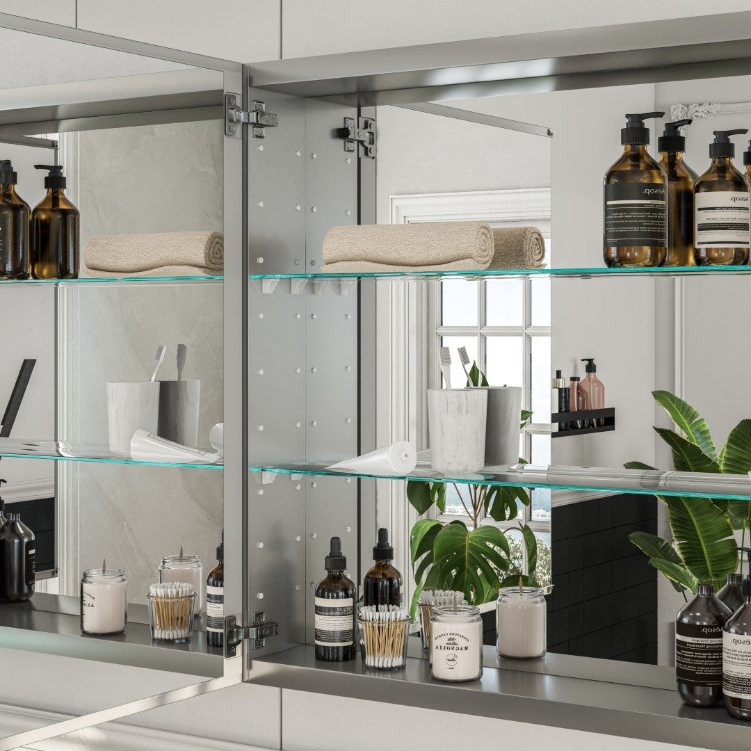 Eviva Lazy 30 inch Mirror Medicine Cabinet with No Light