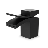Artos Quarto Square Single Hole Lavatory Faucet, Front Flow (Discontinued) in Matte Black – F201-3BK