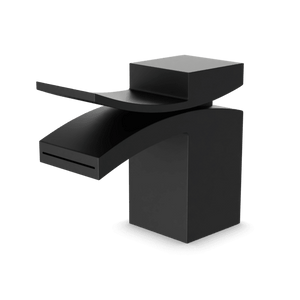 Artos Quarto Square Single Hole Lavatory Faucet, Front Flow (Discontinued) in Matte Black