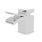 Artos Quarto Square Single Hole Lavatory Faucet, Front Flow (Discontinued) in Chrome – F201-3CH