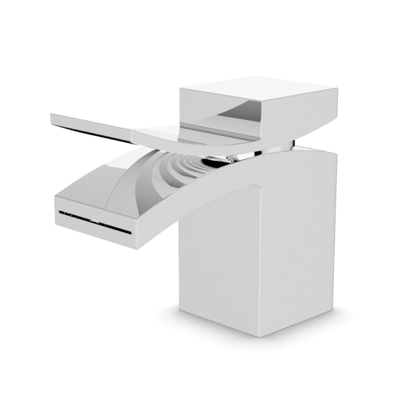Artos Quarto Square Single Hole Lavatory Faucet, Front Flow (Discontinued) in Chrome – F201-3CH