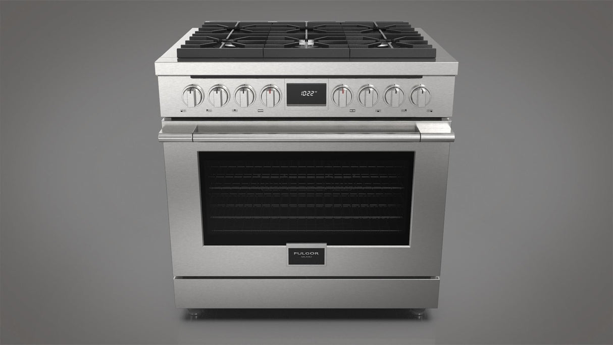 Fulgor Milano Accento 36-inch Dual Fuel Range — F4PDF366S1