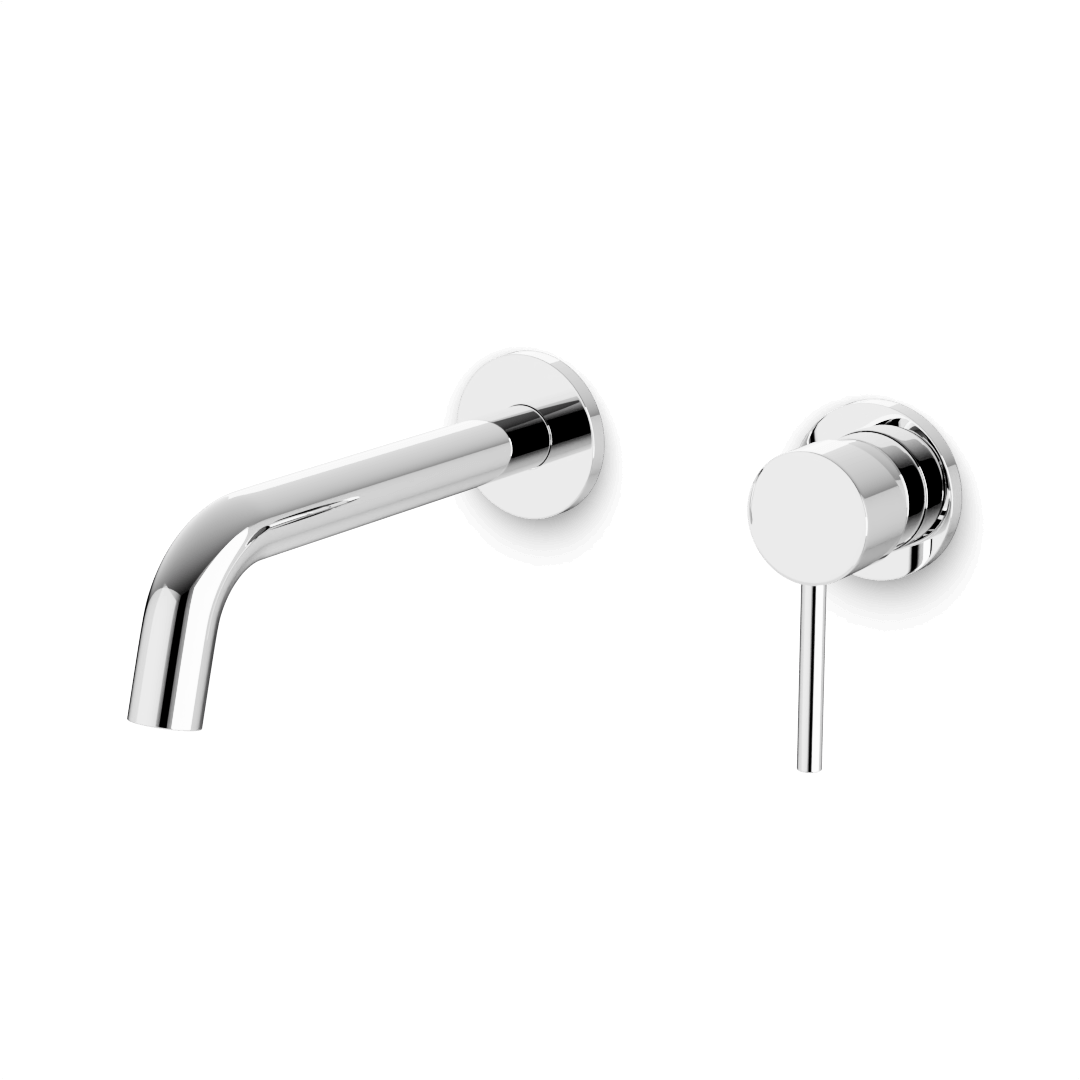 Artos Opera In-Wall Single Handle Bathroom Faucet with Extended Spout Chrome – F501-9-1CH