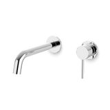 Artos Opera In-Wall Single Handle Bathroom Faucet with Extended Spout Chrome – F501-9-1CH