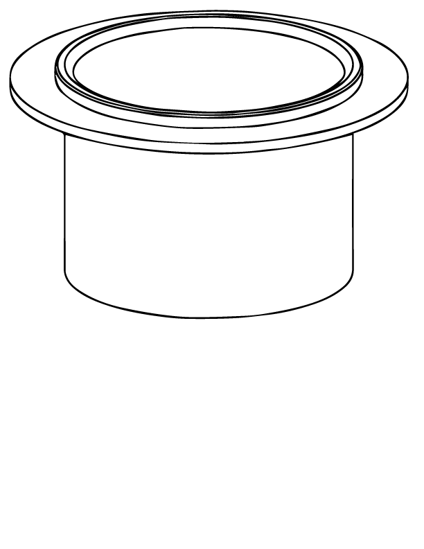 Infinity Drain F 65 Non Threaded Outlet for S 32 or G 65 & G 100 Channel