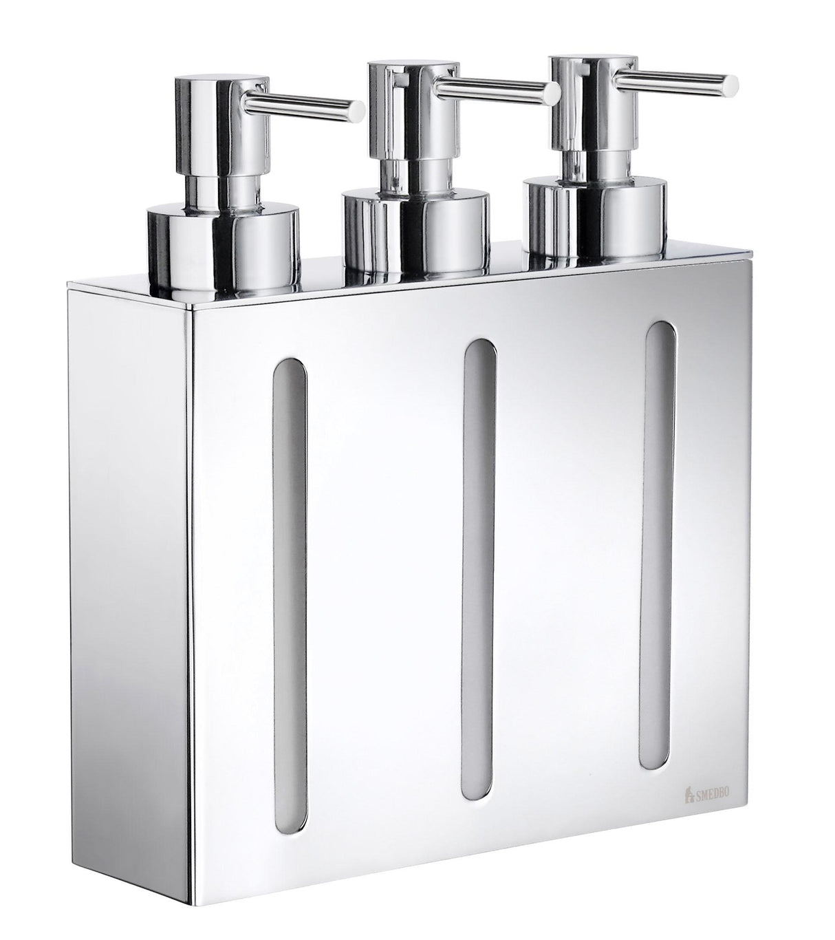 Smedbo Outline Soap Dispenser 3 container in Polished Chrome