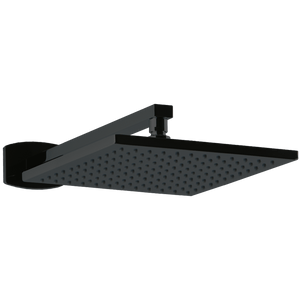 Artos Safire 10" Rain Shower Head on Wall Mount Arm in Matte Black – F703-13BK