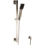 Artos Transitional Flexible Hose Slidebar Kit with Separate Water Outlet in Brushed Nickel – F703-5BN