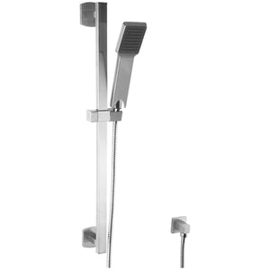 Artos Transitional Flexible Hose Slidebar Kit with Separate Water Outlet in Chrome