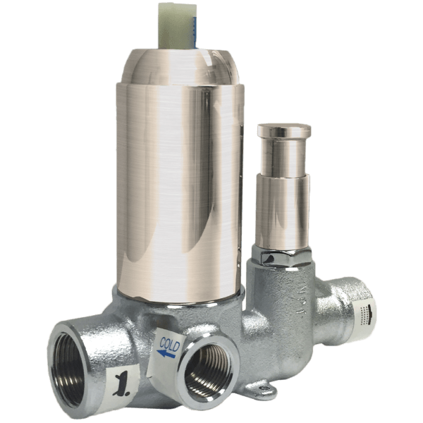 Artos Pressure Balance Mixer Valve with Push Button Diverter in Brushed Nickel – F903-14BN