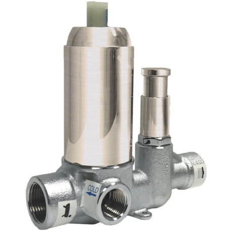 Artos Pressure Balance Mixer Valve with Push Button Diverter in Brushed Nickel – F903-14BN