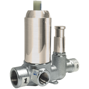Artos Pressure Balance Mixer Valve with Push Button Diverter in Brushed Nickel