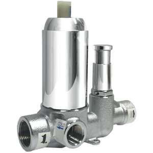 Artos Pressure Balance Mixer Valve with Push Button Diverter in Chrome – F903-14CH