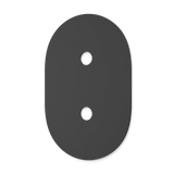 Artos Round Combo Trim Plate in Matte Black – F903A-8PBK