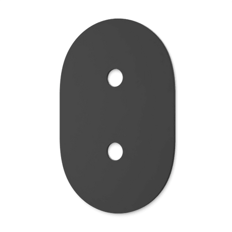 Artos Round Combo Trim Plate in Matte Black – F903A-8PBK