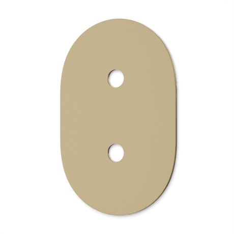 Artos Round Combo Trim Plate in Satin Brass – F903A-8PSB
