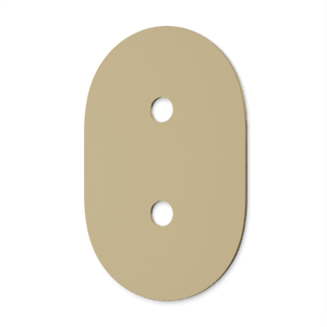 Artos Round Combo Trim Plate in Satin Brass