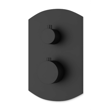 Artos Transitional Thermostat with 3-Way Diverter & Off Position Trim Kit in Matte Black – F903B-56TKBK