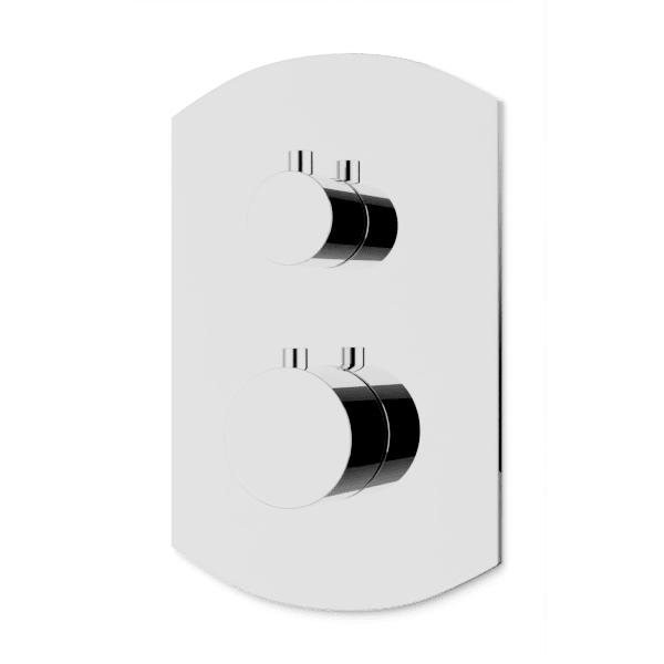 Artos Transitional Thermostat with 3-Way Diverter & Off Position Trim Kit in Chrome – F903B-56TKCH