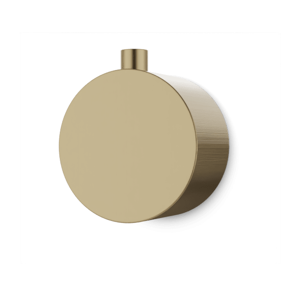 Artos Round Thermostat Handle in Satin Brass – F904A-1HSB
