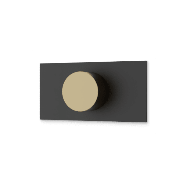 Artos Otella 3-Way Diverter Linear Trim Kit Satin Brass / Matte Black – F909A-7TKSBB
