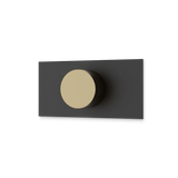Artos Otella 3-Way Diverter Linear Trim Kit Satin Brass / Matte Black – F909A-7TKSBB