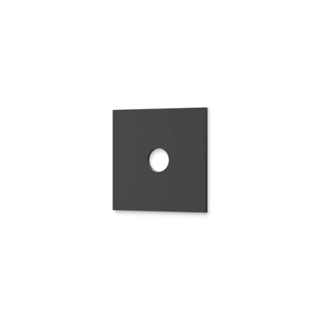Artos Square 3.25" Trim Plate in Matte Black – F906A-8PBK