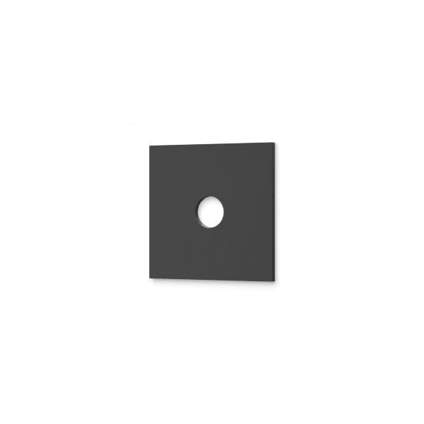 Artos Square 3.25" Trim Plate in Matte Black – F906A-8PBK