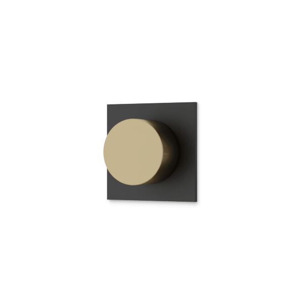 Artos Otella 3-Way Diverter Trim Kit Satin Brass / Matte Black – F909A-9TKSBB
