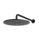Artos Opera 12" Rain Shower Head on Wall Mount Arm Matte Black – F907-1/12BK