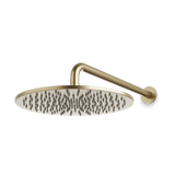 Artos Opera 12" Rain Shower Head on Wall Mount Arm Satin Brass – F907-1/12SB
