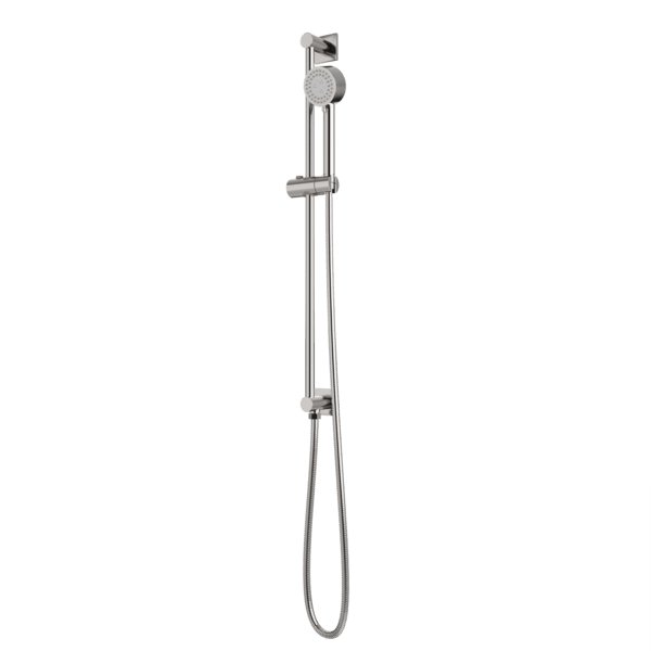 Artos Square + Round Multifunction Flexible Hose Integrated Slidebar Kit in Brushed Nickel – F907-102BN