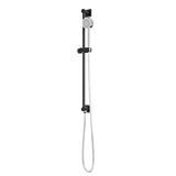 Artos Square + Round Multifunction Flexible Hose Integrated Slidebar Kit in Chrome/Matte Black – F907-102CHB