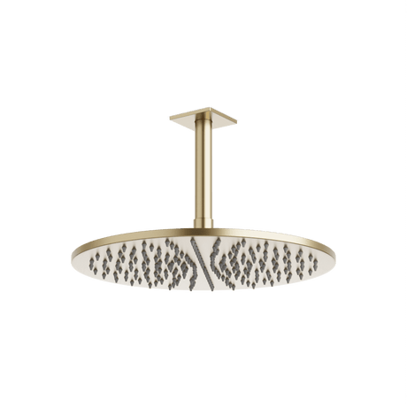 Artos Otella 12" Rain Shower Head on Ceiling Mount Arm Satin Brass – F907-18/5SB