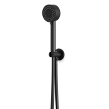 Artos Round Multifunction Flexible Hose Handshower Kit in Matte Black – F907-20BK