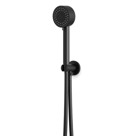 Artos Round Multifunction Flexible Hose Handshower Kit in Matte Black – F907-20BK