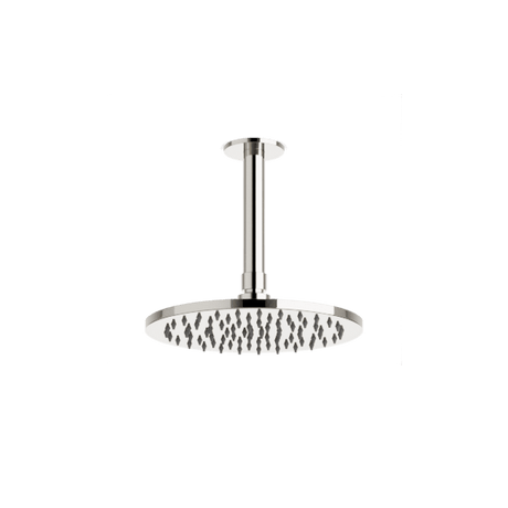 Artos Opera 8" Rain Shower Head on Ceiling Mount Arm Polished Nickel – F907-3/5PN