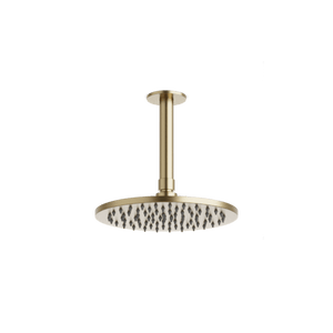 Artos Opera 8" Rain Shower Head on Ceiling Mount Arm Satin Brass – F907-3/5SB