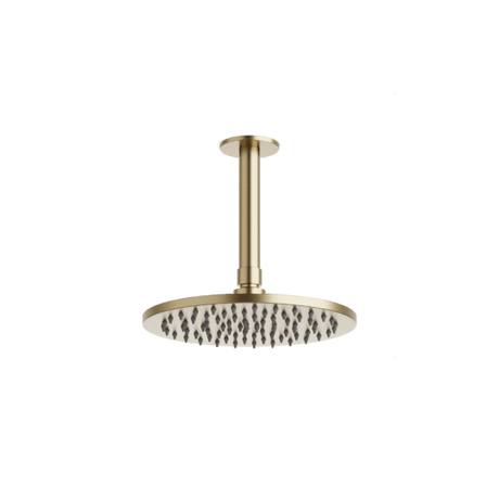 Artos Opera 8" Rain Shower Head on Ceiling Mount Arm Satin Brass – F907-3/5SB