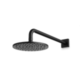 Artos Otella 8" Rain Shower Head on Wall Mount Arm in Matte Black – F907-32BK