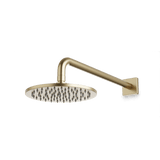 Artos Otella 8" Rain Shower Head on Wall Mount Arm in Satin Brass – F907-32SB