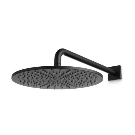 Artos Otella 12" Rain Shower Head on Wall Mount Arm in Matte Black – F907-33BK