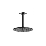 Artos Otella 8" Rain Shower Head on Ceiling Mount Arm Matte Black – F907-4/5BK