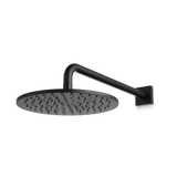 Artos Otella 10" Rain Shower Head on Wall Mount Arm in Matte Black – F907-70BK