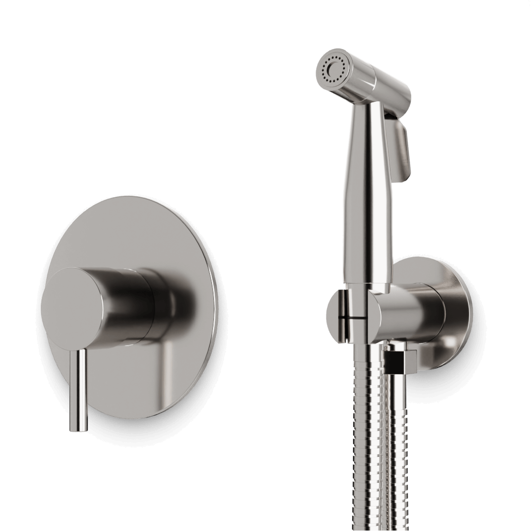 Artos Opera Bidet Hand Shower Kit with Pressure Balance Control in Brushed Nickel – F907-78ABN